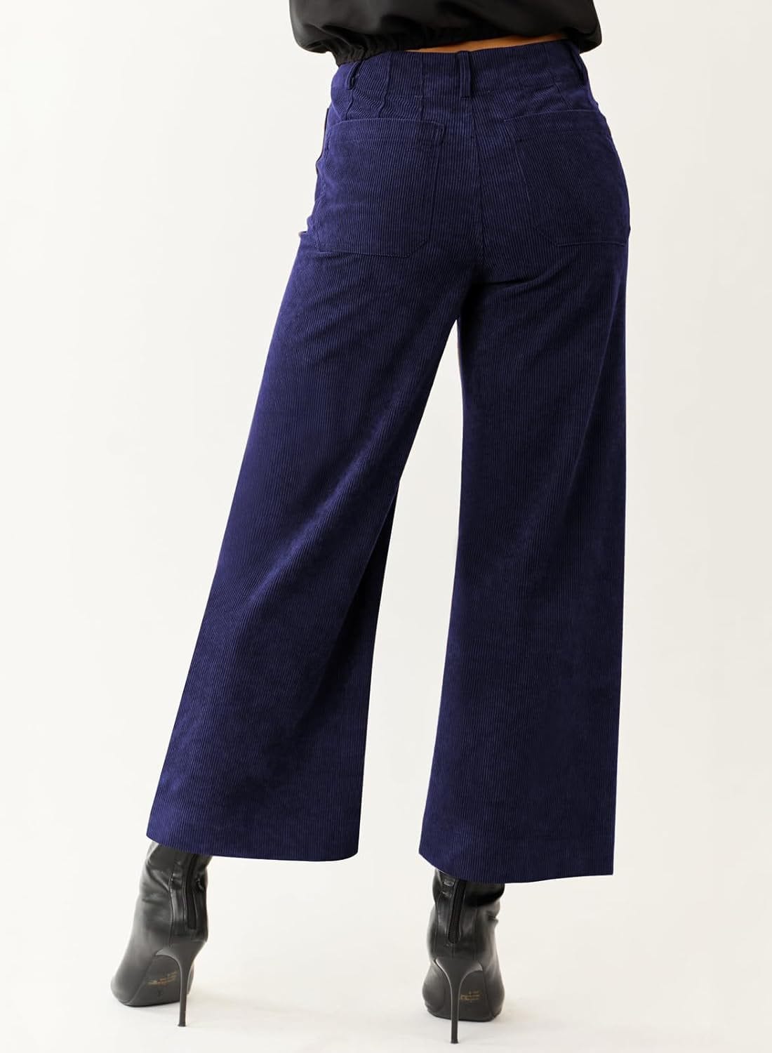 Essential Ease High-Waist Straight-Leg Trousers