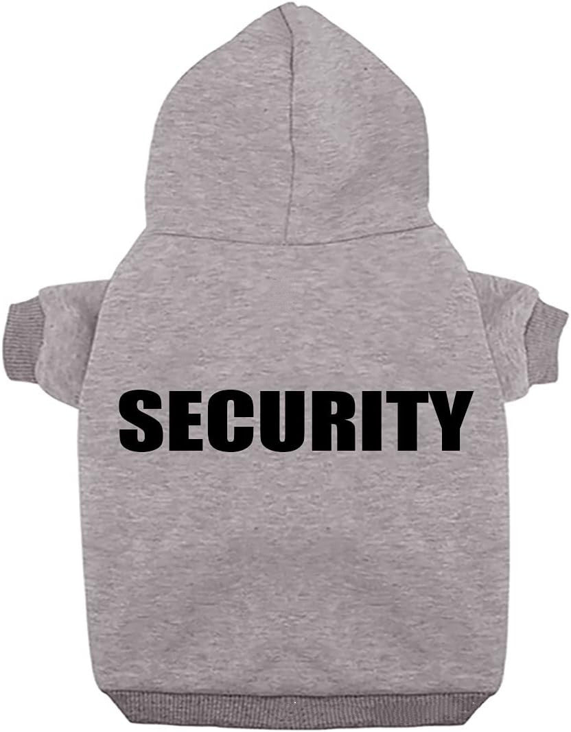 “SECURITY” Dog Hoodie – Comfy & Hilarious Streetwear for Your Guard Pup 🛡️🐾