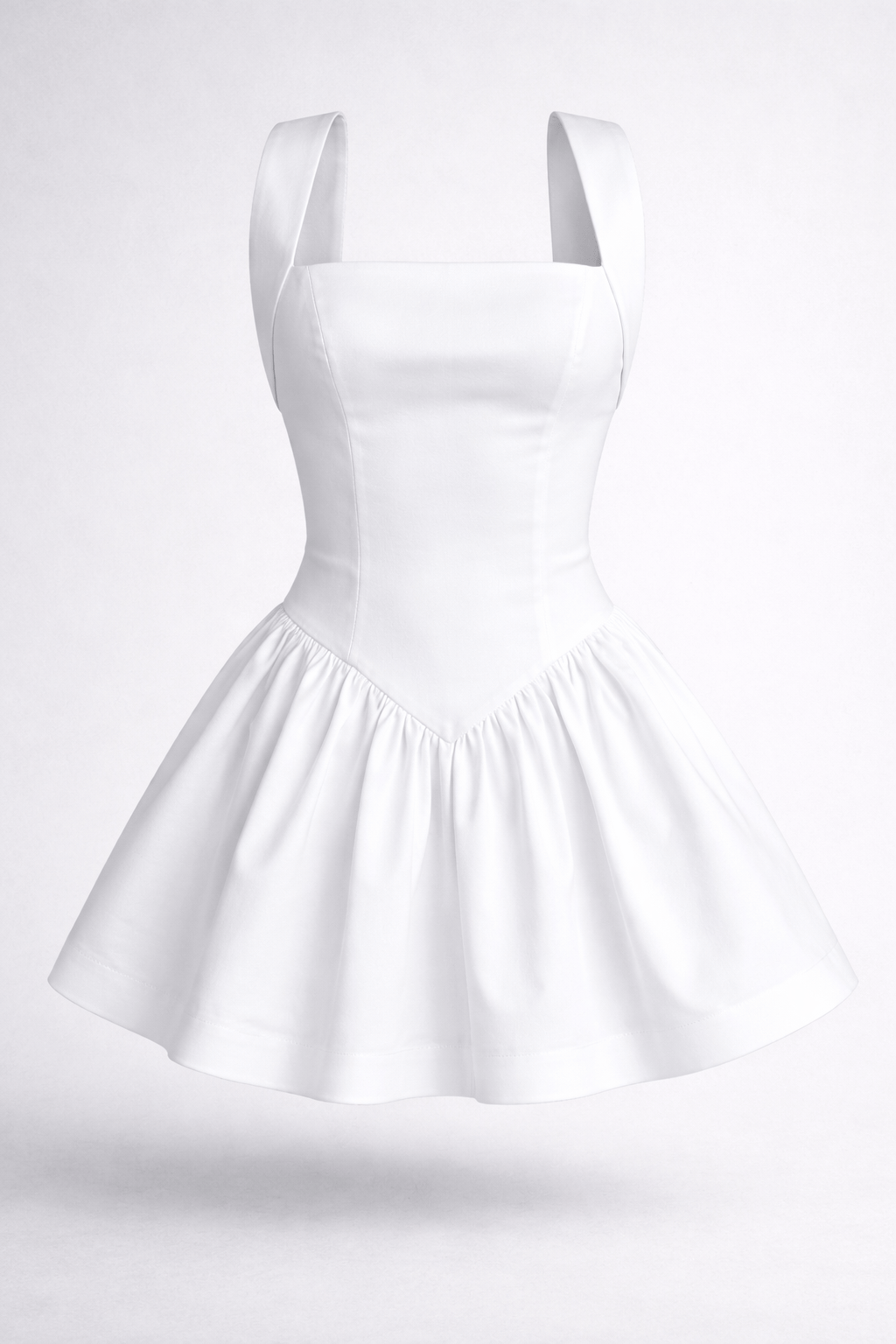 Sweet All-matching Solid Color Dress