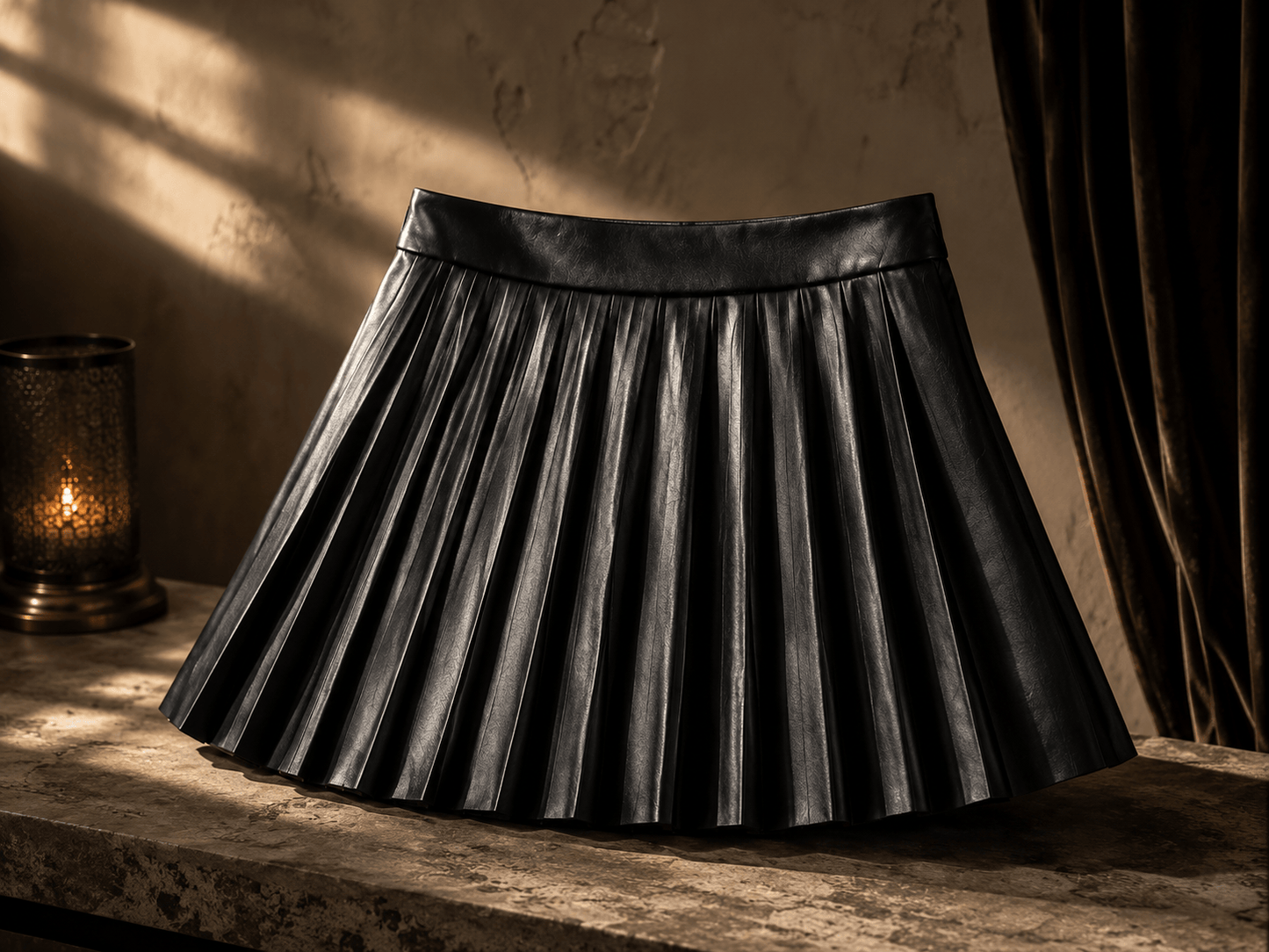 Street Luxe Quilted A-Line Mini Skirt