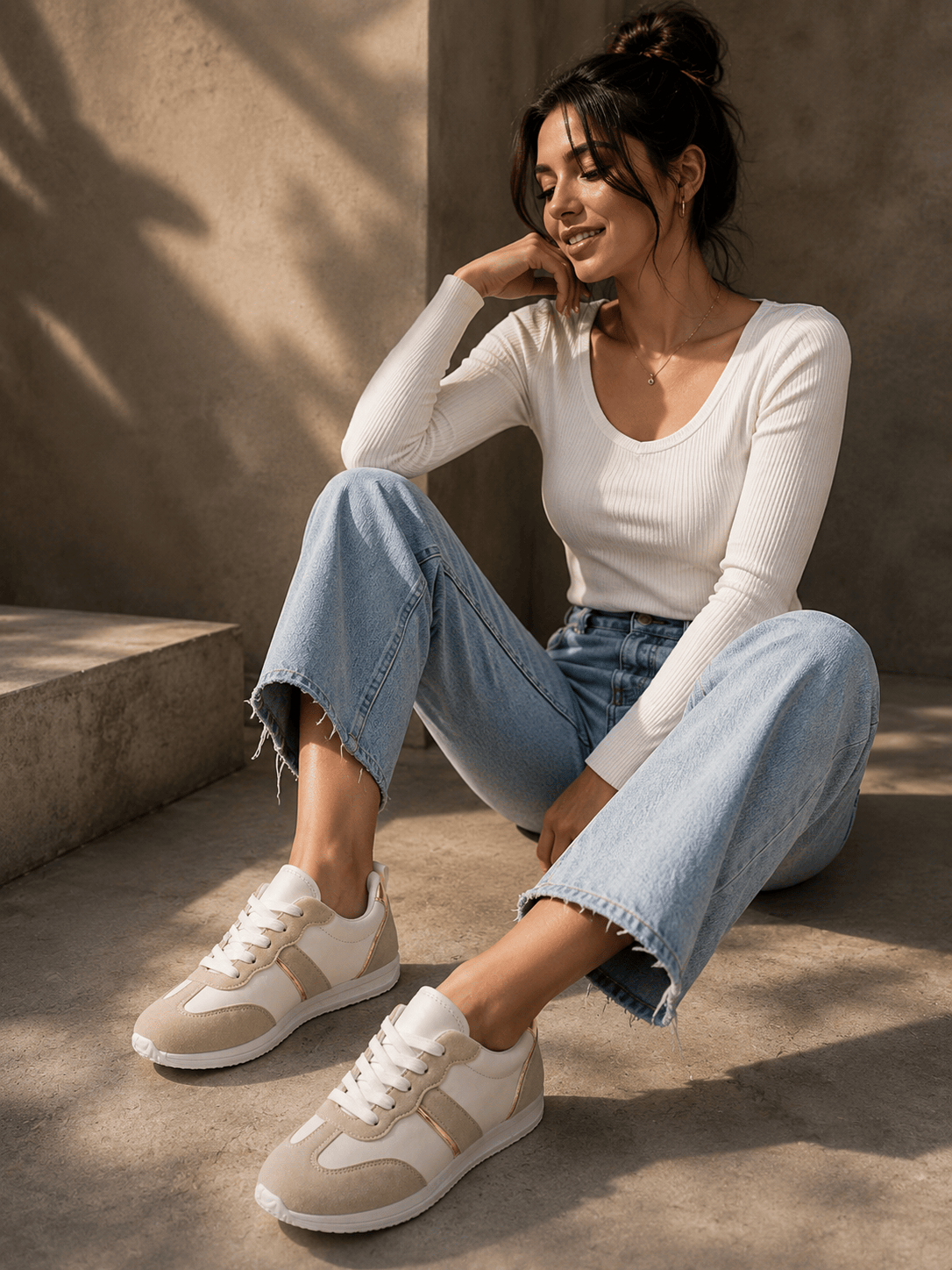 Metro Fusion Color-Block Sneakers
