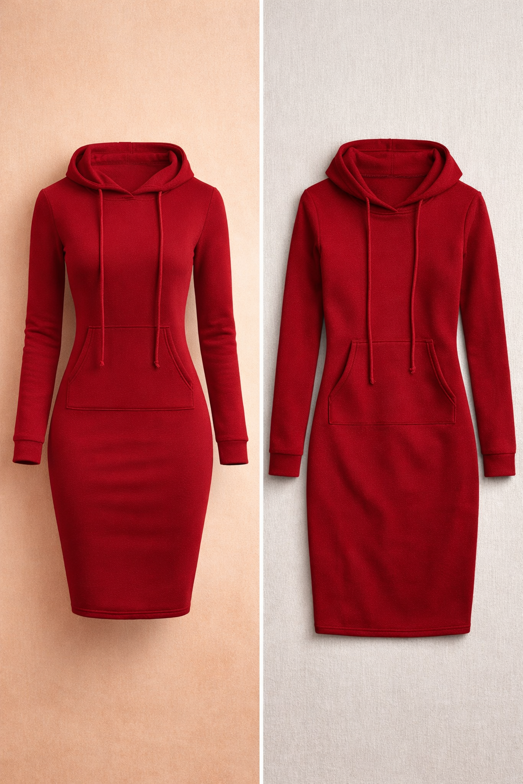Autumn Winter Women Hoodies Sweatshirts Long-sleeved Dress