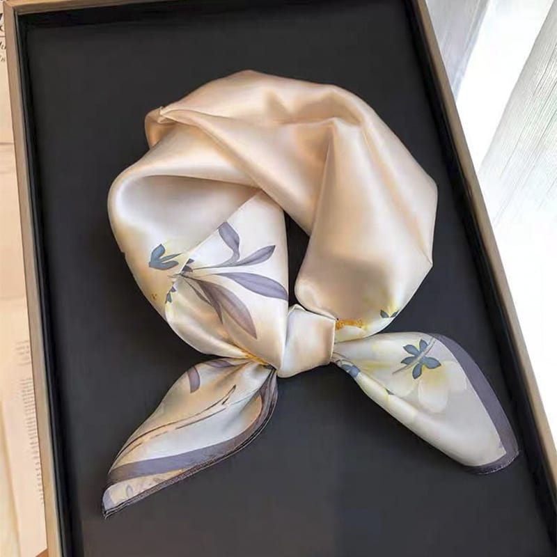 ✨ Genuine Silk Printed Square Scarf