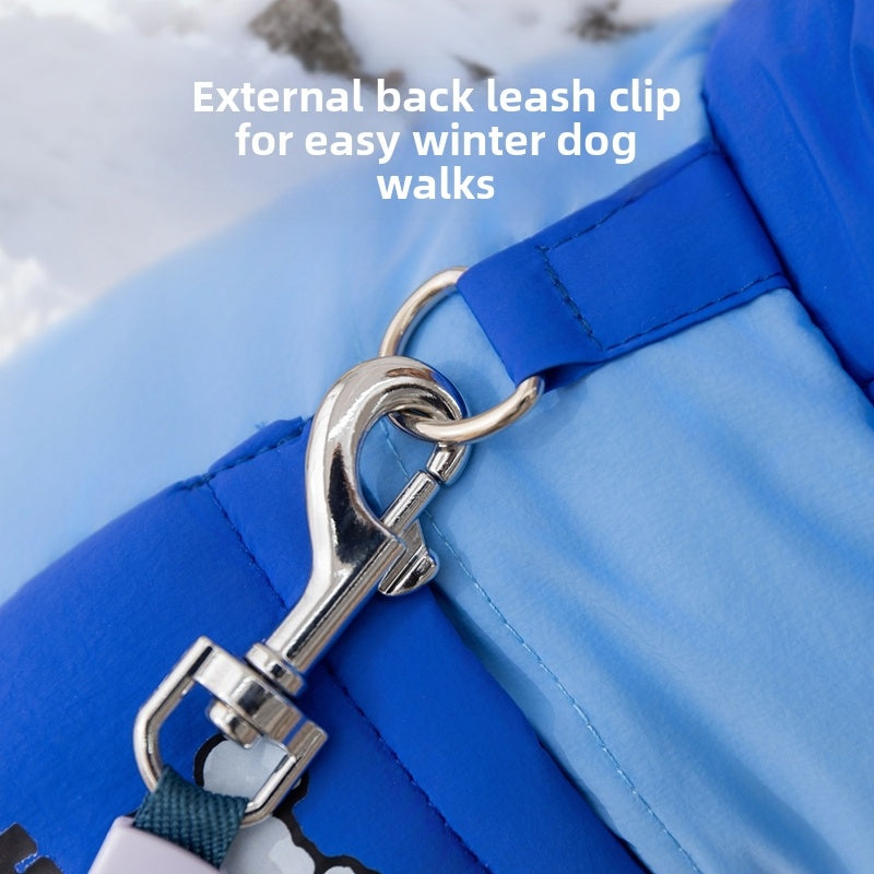 New Winter Down Jackets For Dogs, Bichon Schnauzer Small And Medium-sized Dogs, And Four-legged Pet Clothes For Cats To Keep Warm In Winter