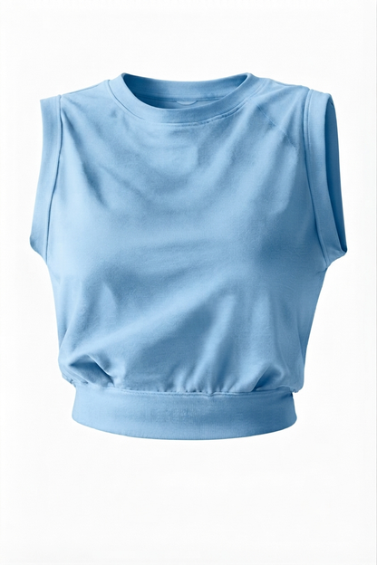 Effortless Drawstring Sleeveless Top