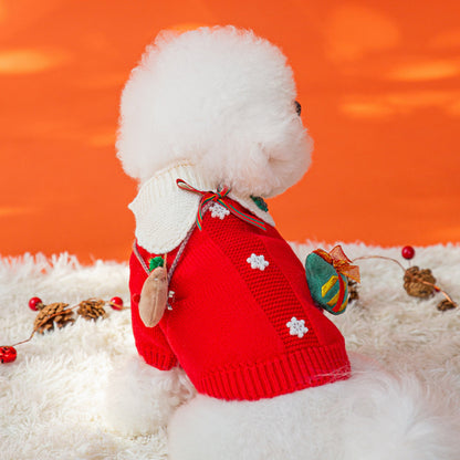 Christmas Dog Outfit – Festive Red & Green Set for Holiday Cheer 🎅🐾