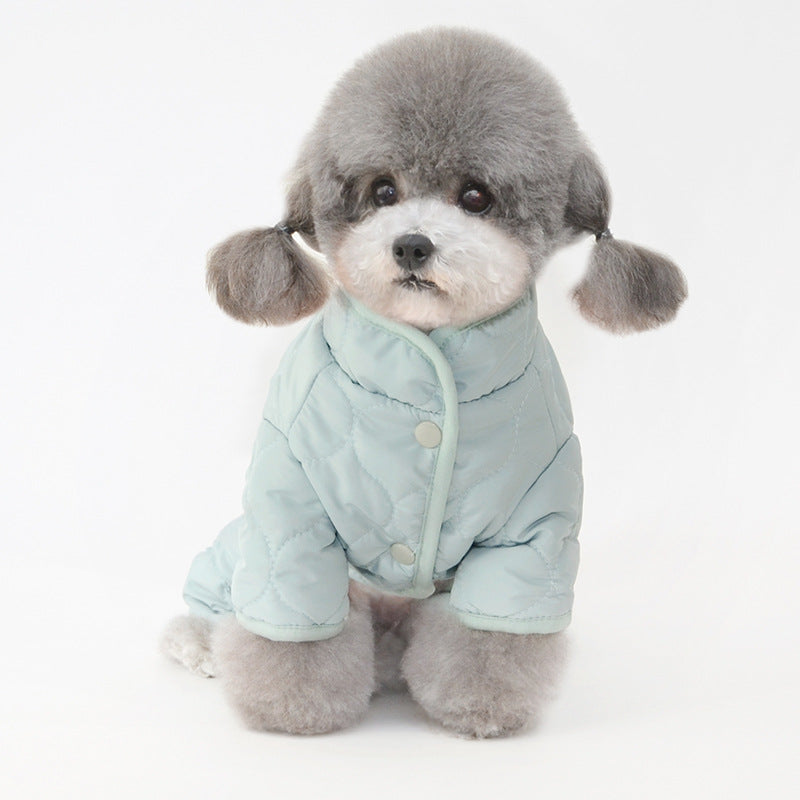 🐾PuffyPaws™ Quilted Winter Pet Jacket – Cozy Style for Your Furry Friend!