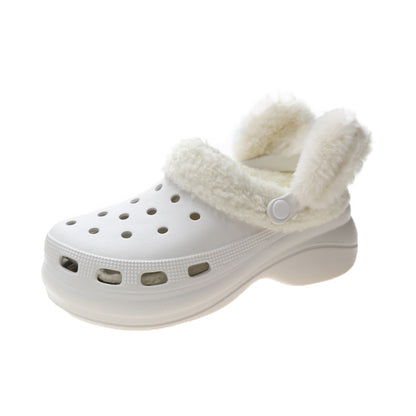 ❄️CozyFluff™ Winter Lined Rubber Clogs – Warmth Meets Cute Comfort!