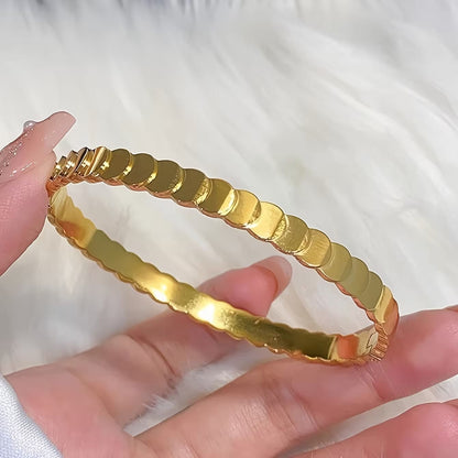 ✨ Light Luxury Stainless Steel Charm Bracelet Collection