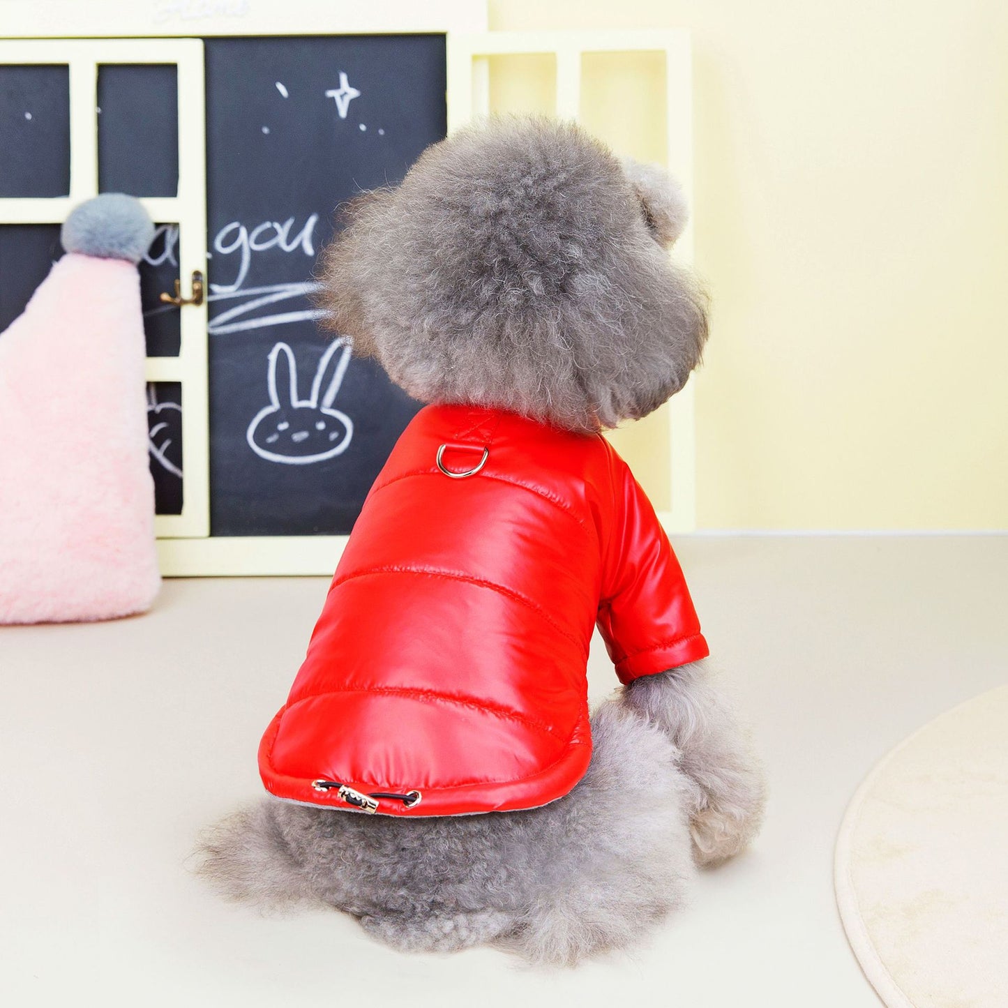 Metallic Dog Jacket – Winter-Ready & Fashion-Forward ✨🐾