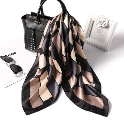 🌷 Versatile Printed Square Scarf