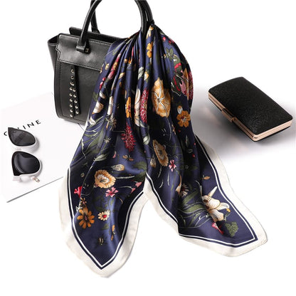 🌷 Versatile Printed Square Scarf