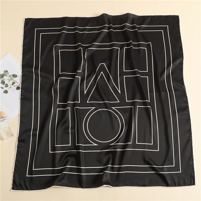 🕊️ Premium Twill Silk Feel Square Scarf