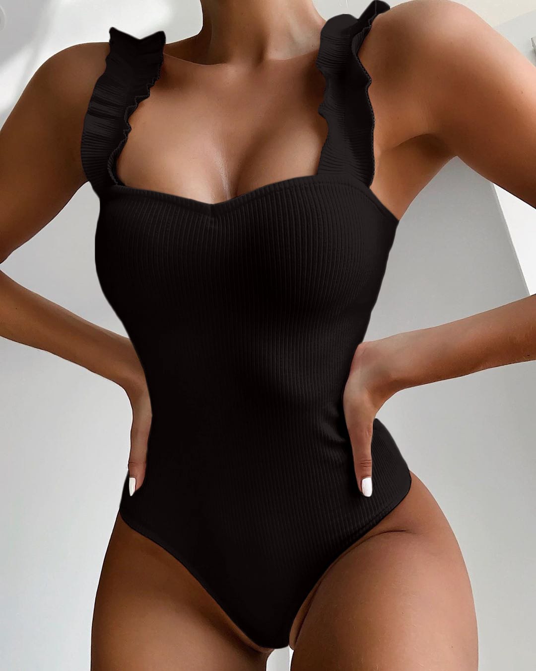 European Style Padded One-Piece Swimsuit