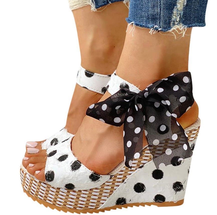 Bohemian Breeze Tassel Wedge Sandals