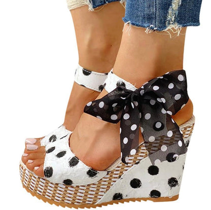 Bohemian Breeze Tassel Wedge Sandals