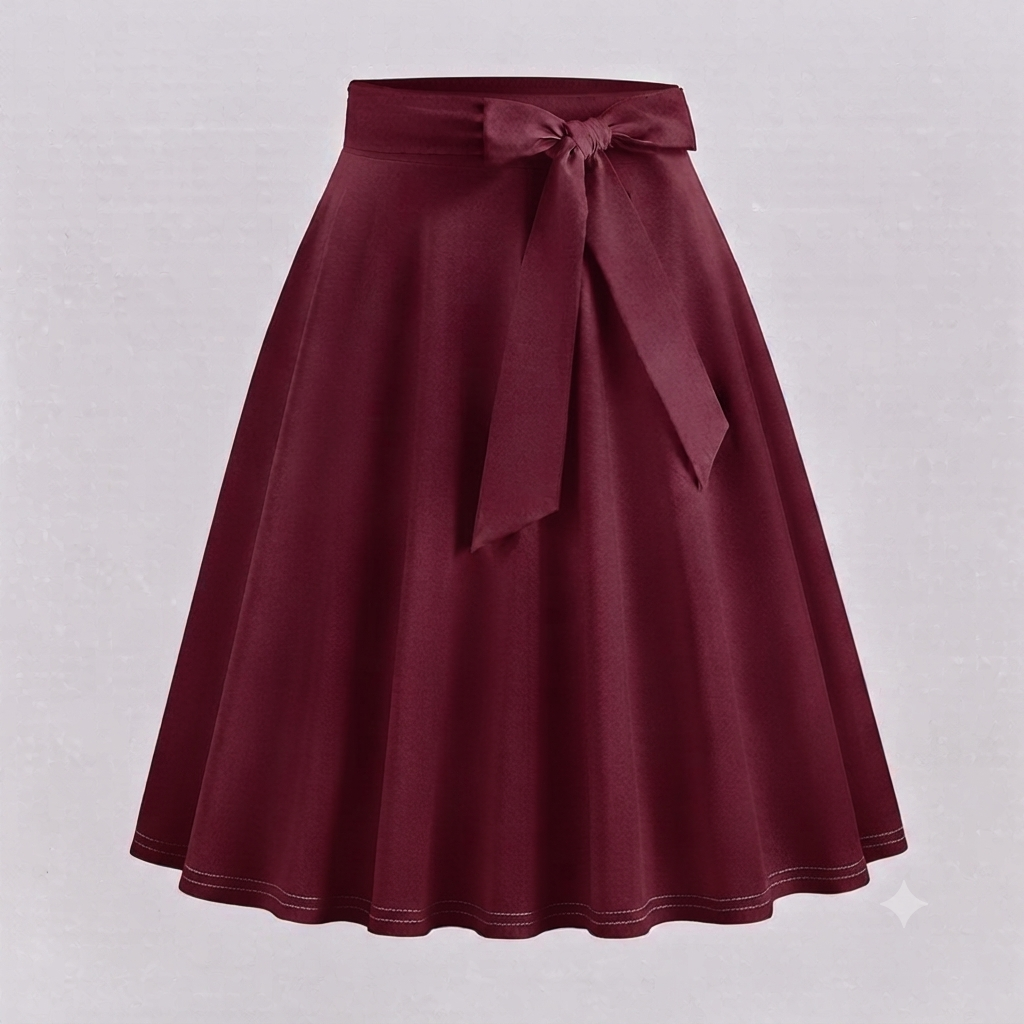 ColorPop Denim-Inspired Skirt