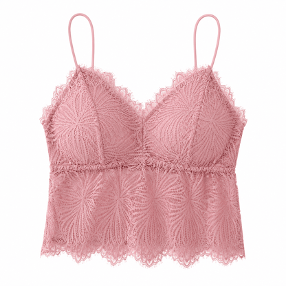 Lace Trim Beauty Back Bralette