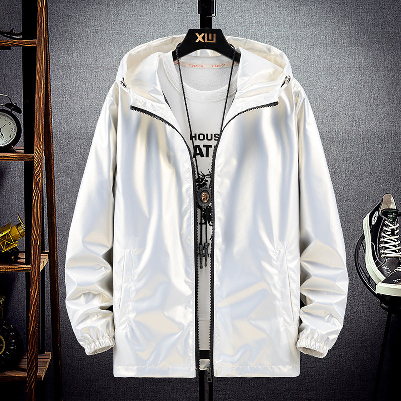 Men's Fashionable Casual Thin Hooded Top