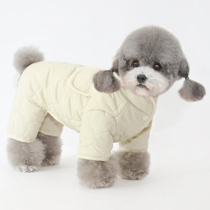 🐾PuffyPaws™ Quilted Winter Pet Jacket – Cozy Style for Your Furry Friend!