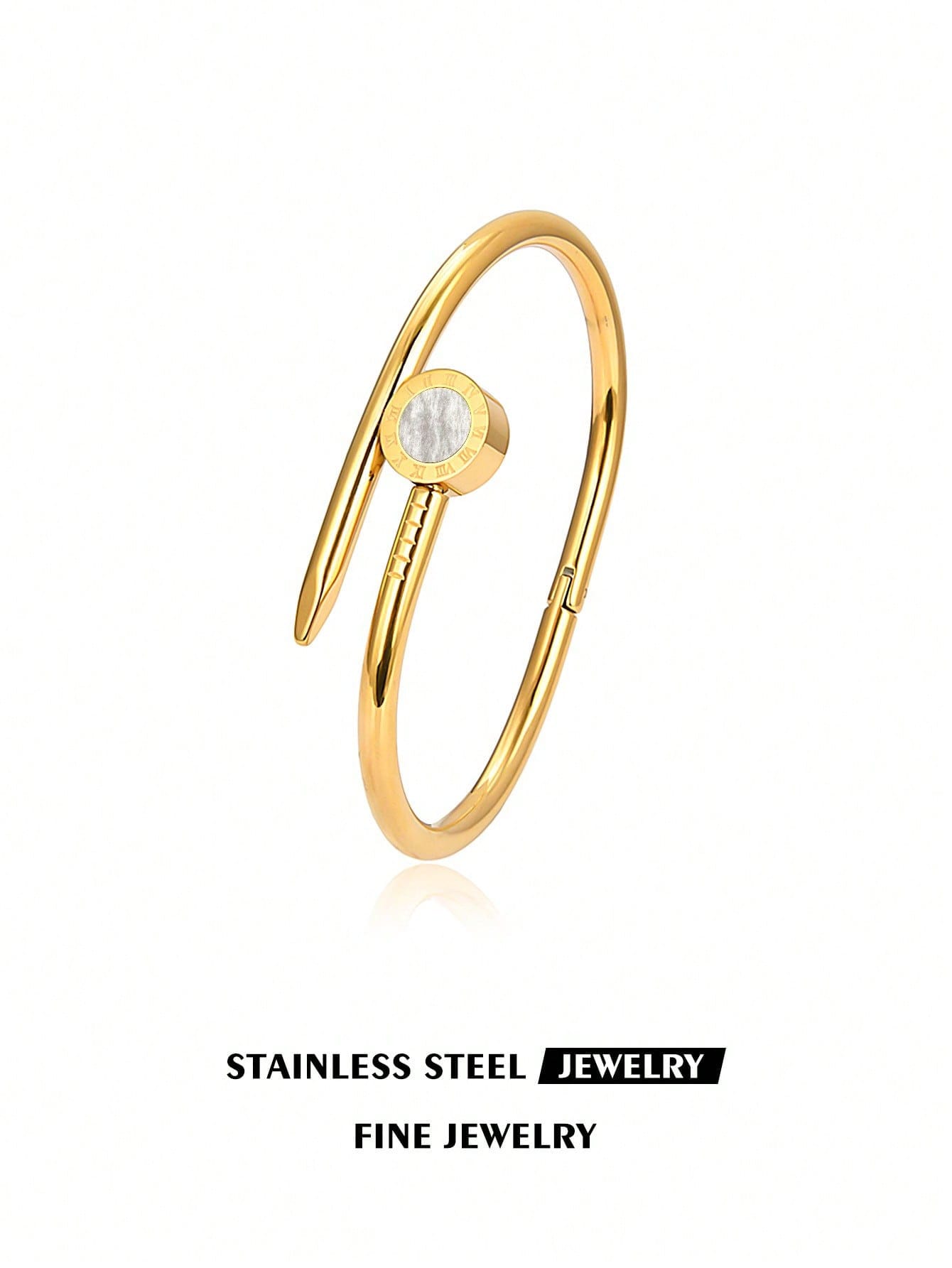 ✨ Light Luxury Stainless Steel Charm Bracelet Collection