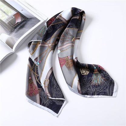 🌷 Versatile Printed Square Scarf
