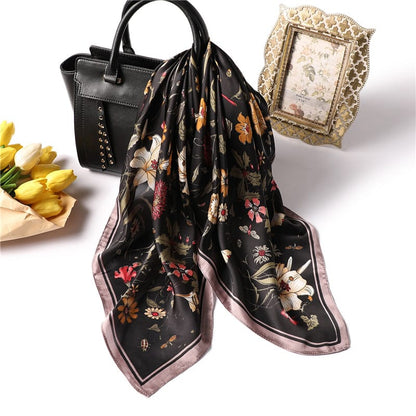 🌷 Versatile Printed Square Scarf