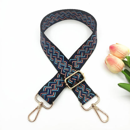 Adjustable Patterned Bag Shoulder Strap