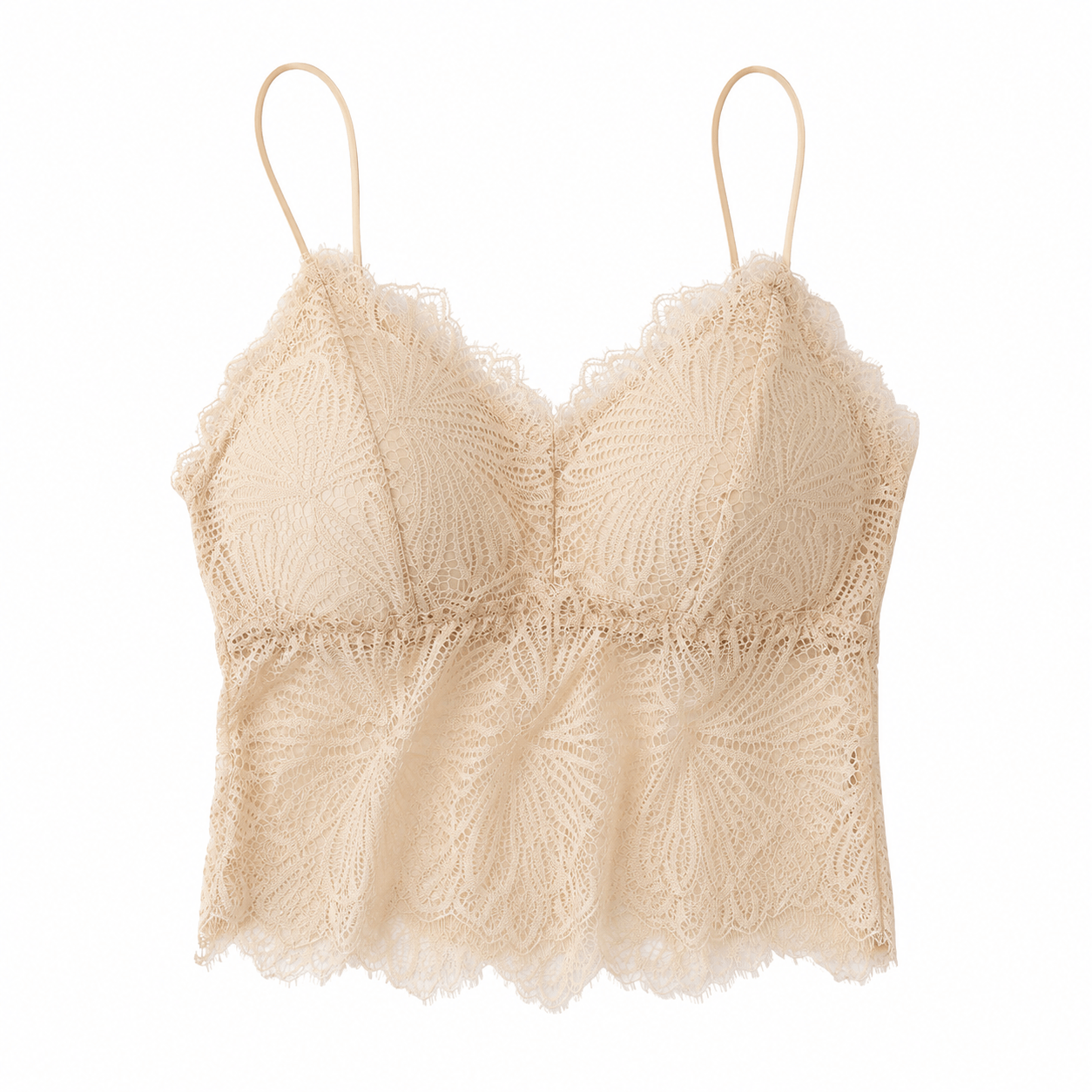 Lace Trim Beauty Back Bralette