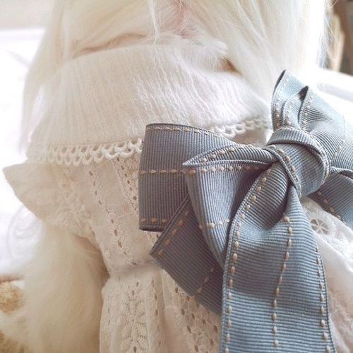 Summer Pet Cotton Little White Dress