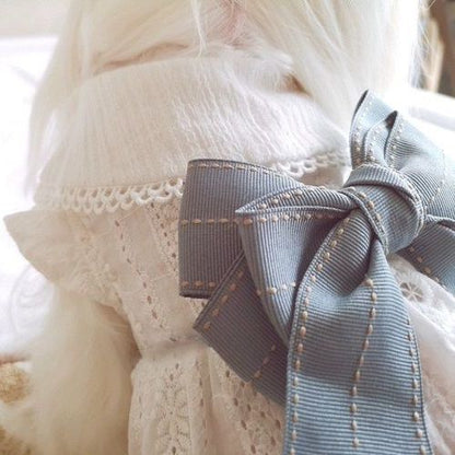 Summer Pet Cotton Little White Dress