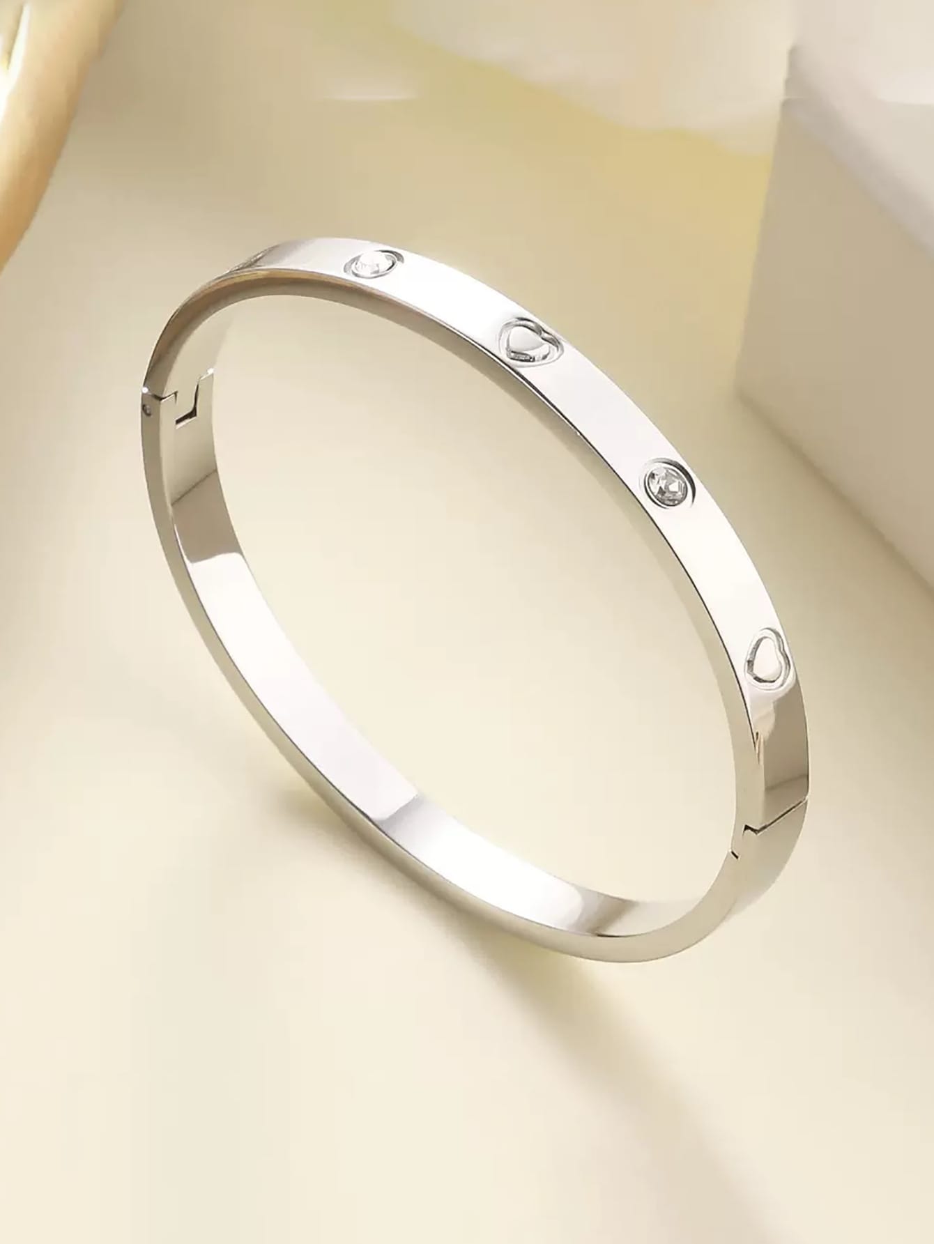 ✨ Light Luxury Stainless Steel Charm Bracelet Collection