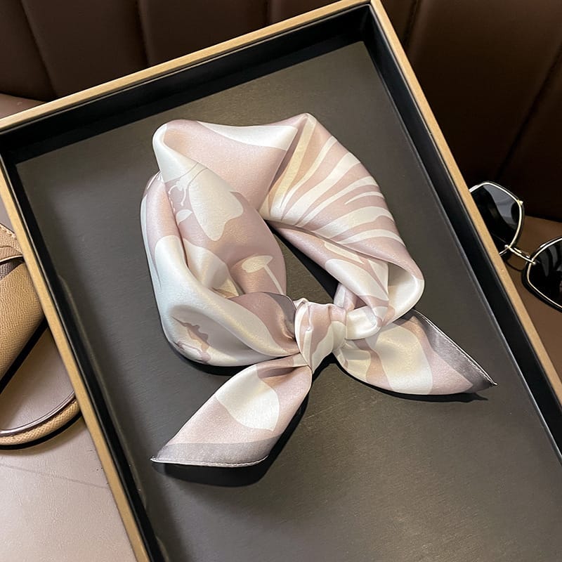 ✨ Genuine Silk Printed Square Scarf