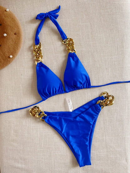 Luxe Ring Detail Bikini Set