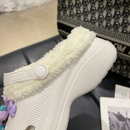 ❄️CozyFluff™ Winter Lined Rubber Clogs – Warmth Meets Cute Comfort!