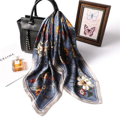 🌷 Versatile Printed Square Scarf