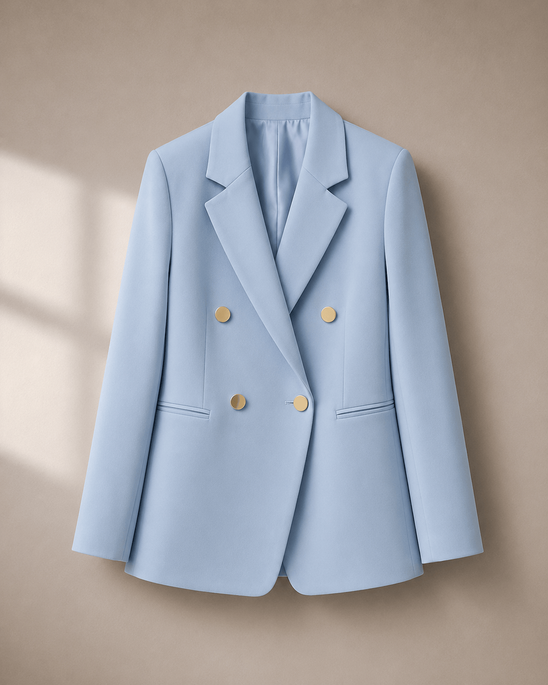 Socialite Chic Button-Detail Jacket
