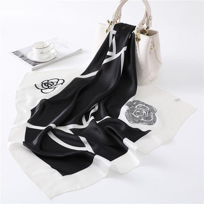 🌷 Versatile Printed Square Scarf
