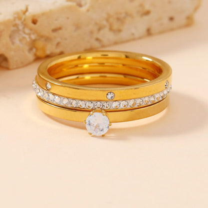 👑 Gold Geometric Men's Statement Ring