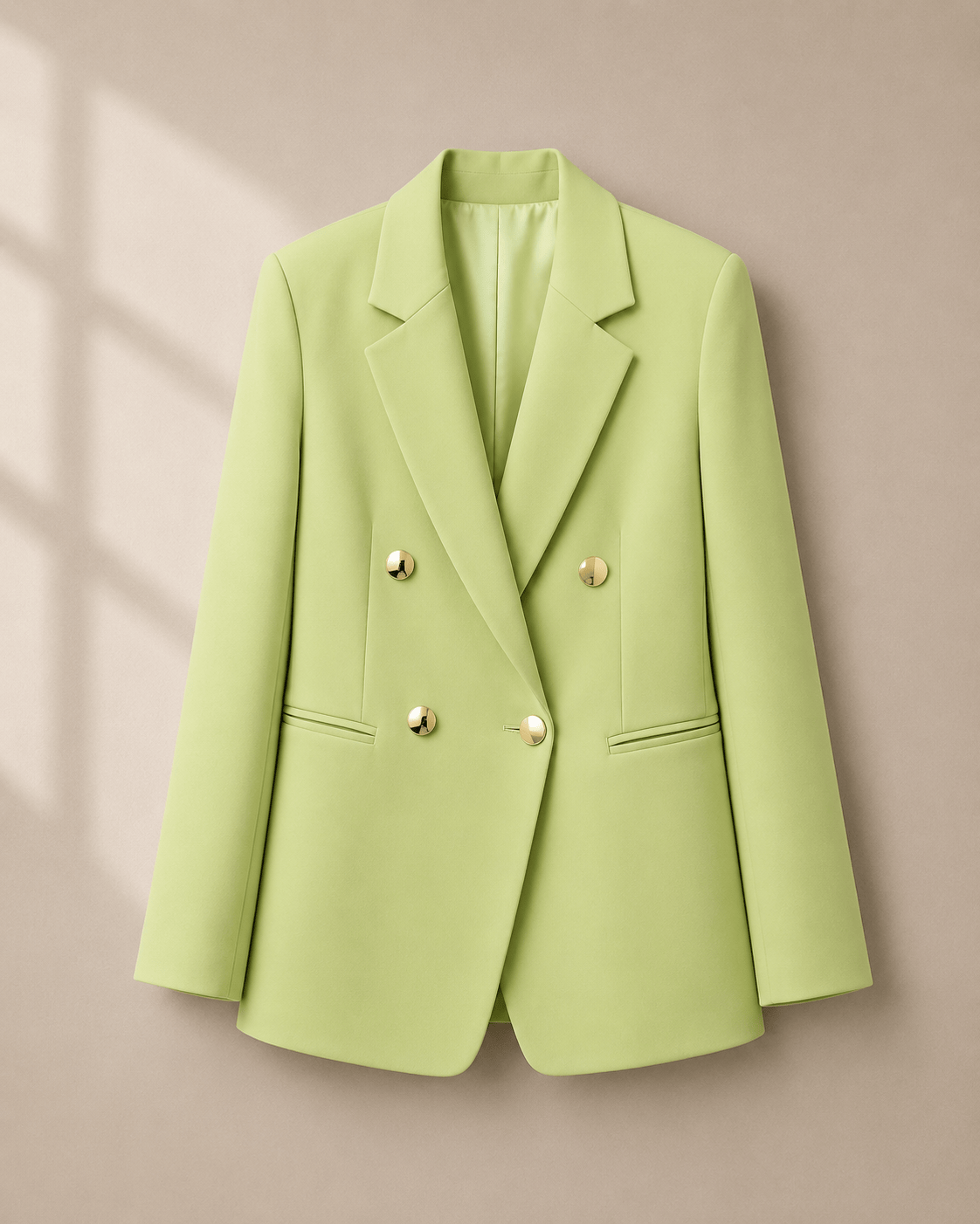 Socialite Chic Button-Detail Jacket