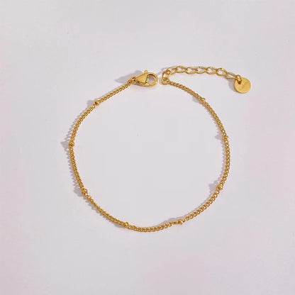 🔗 Titanium Steel Geometric Chain Bracelet