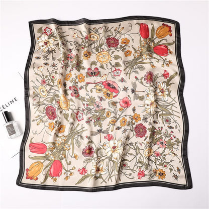 🌷 Versatile Printed Square Scarf