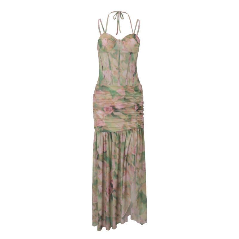 Women's Street Style Sleeveless Midi Dress
