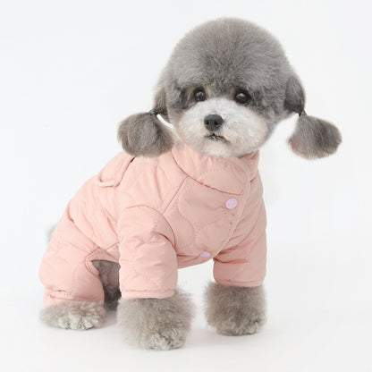 🐾PuffyPaws™ Quilted Winter Pet Jacket – Cozy Style for Your Furry Friend!