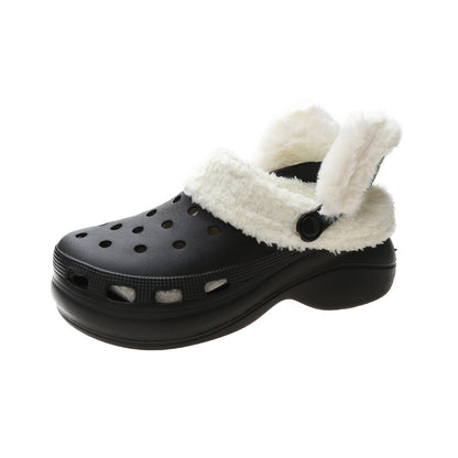❄️CozyFluff™ Winter Lined Rubber Clogs – Warmth Meets Cute Comfort!