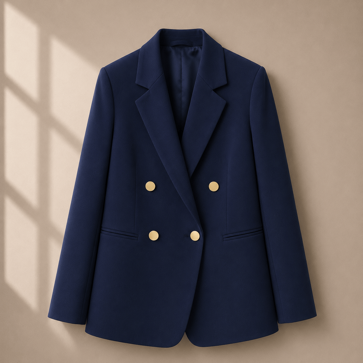Socialite Chic Button-Detail Jacket
