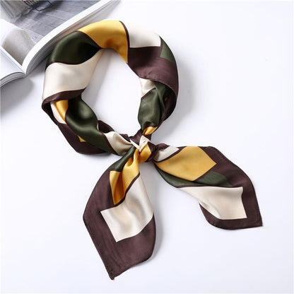 🌷 Versatile Printed Square Scarf