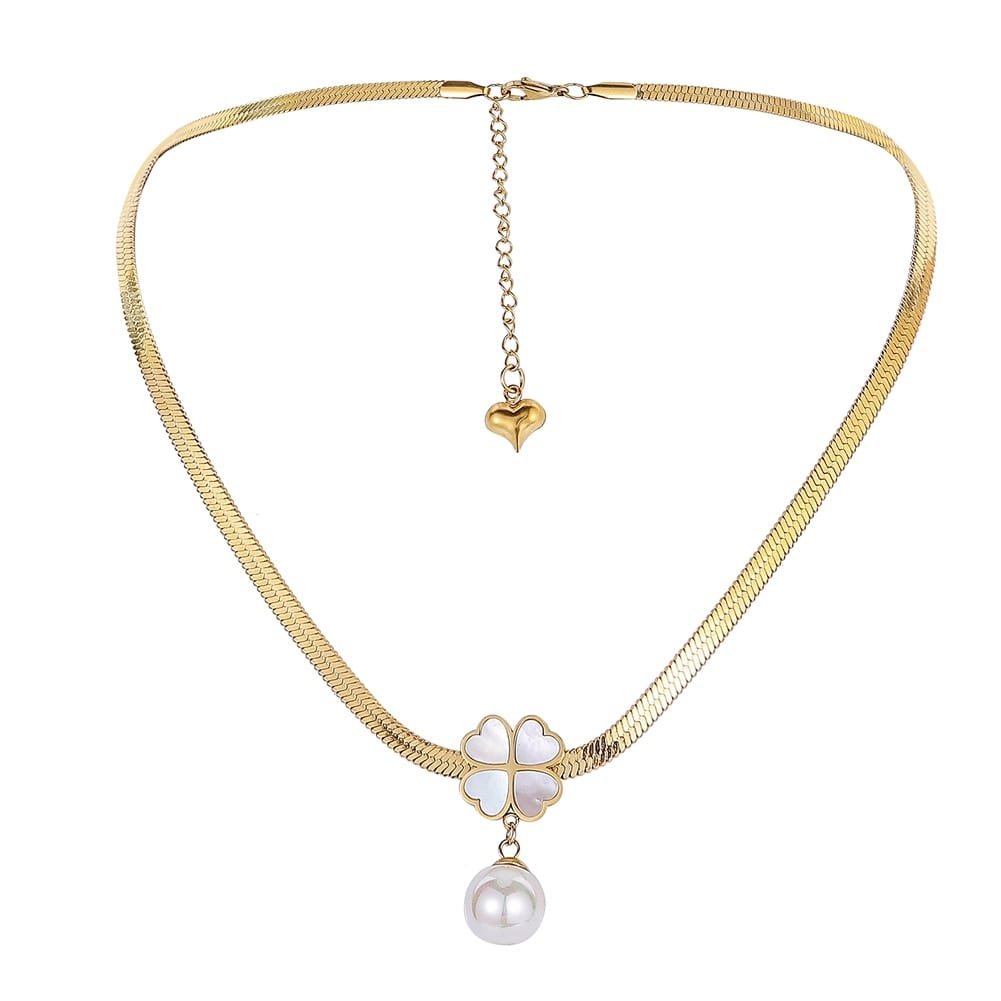 👑 Crystal Blossom Necklace Set for Women