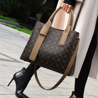 Elegant Brown Leather Tote Bag – Timeless Style Meets Everyday Function