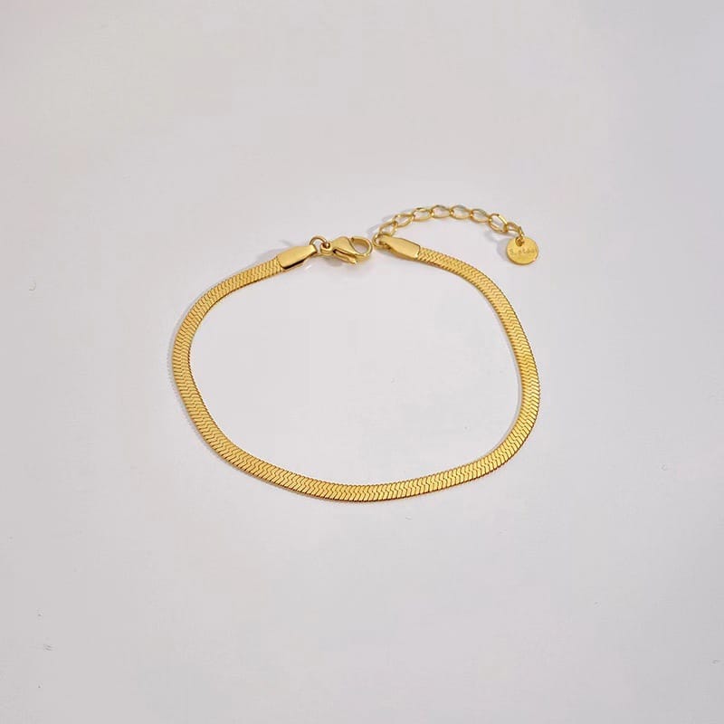 🔗 Titanium Steel Geometric Chain Bracelet